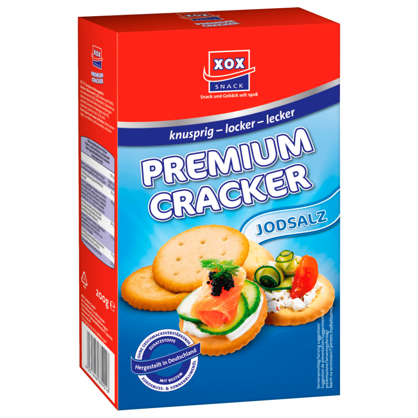 Xox Cracker Salz 200g